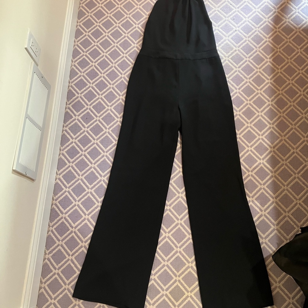 Zara Classic Black Halter Jumpsuit